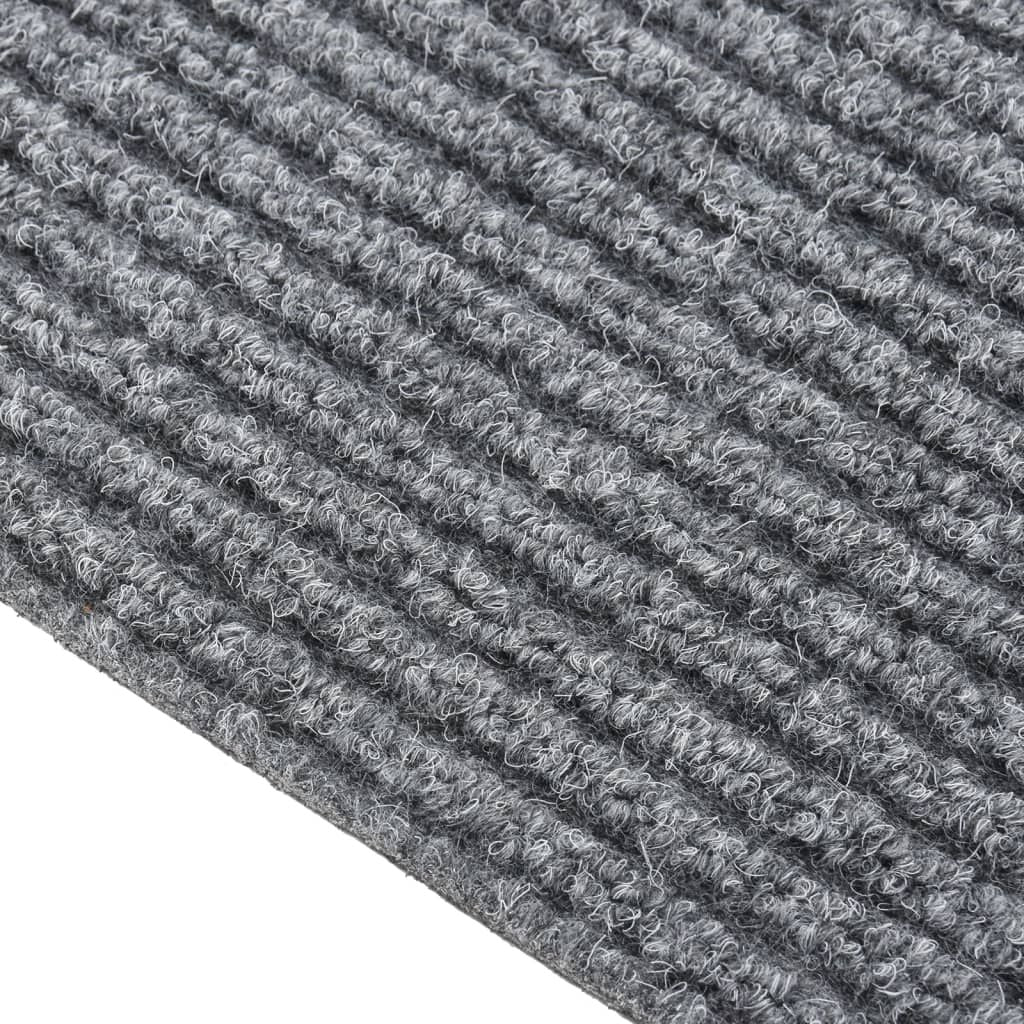 Vidaxl Alfombra De Pasillo Atrapa Suciedad 100x300 Cm Gris_4