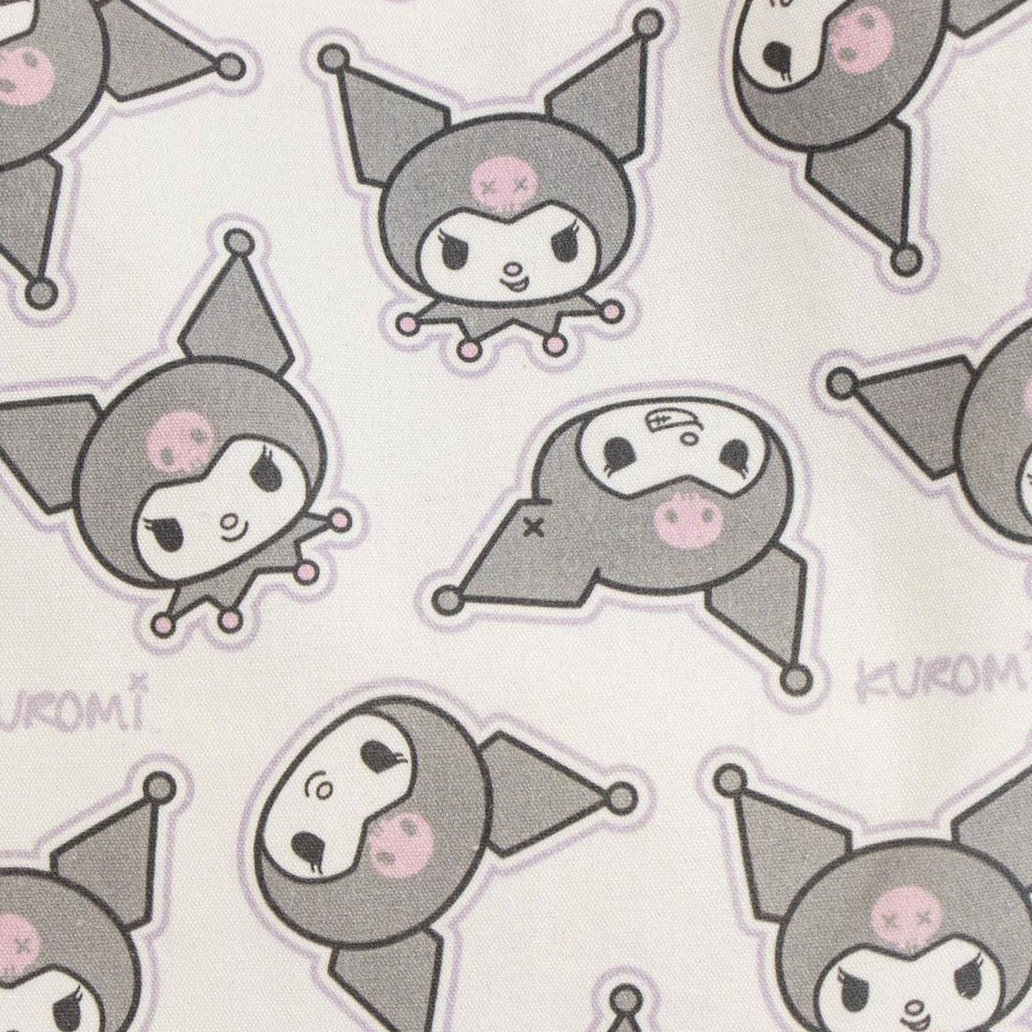 Bolsa Shopping Hello Kitty Kuromi, Unisex Adulto, Blanco Y Negro_2