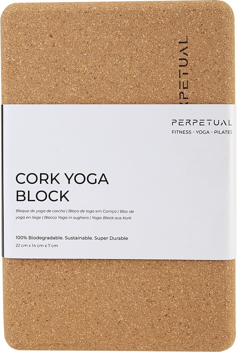 Bloque De Yoga Perpetual De Corcho 100% Natural - 2 Unidades - Ladrillo De Yoga Antideslizante_4