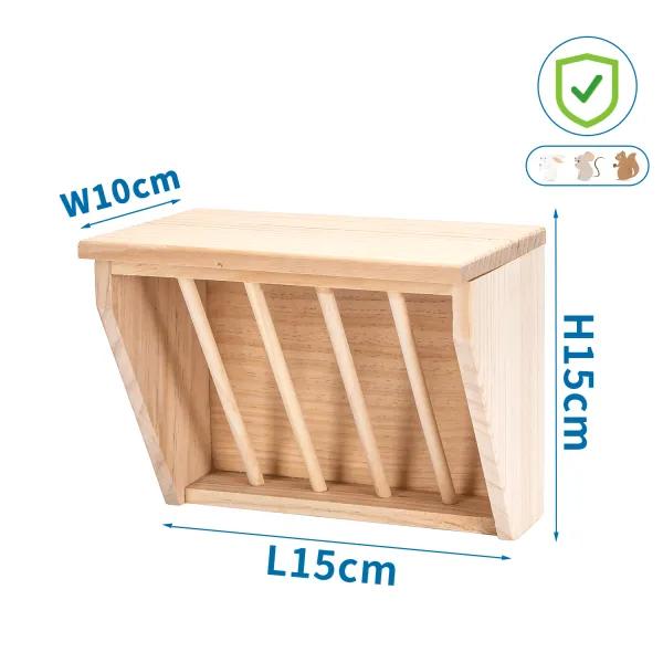 Alimentador de feno de madeira Nobleza