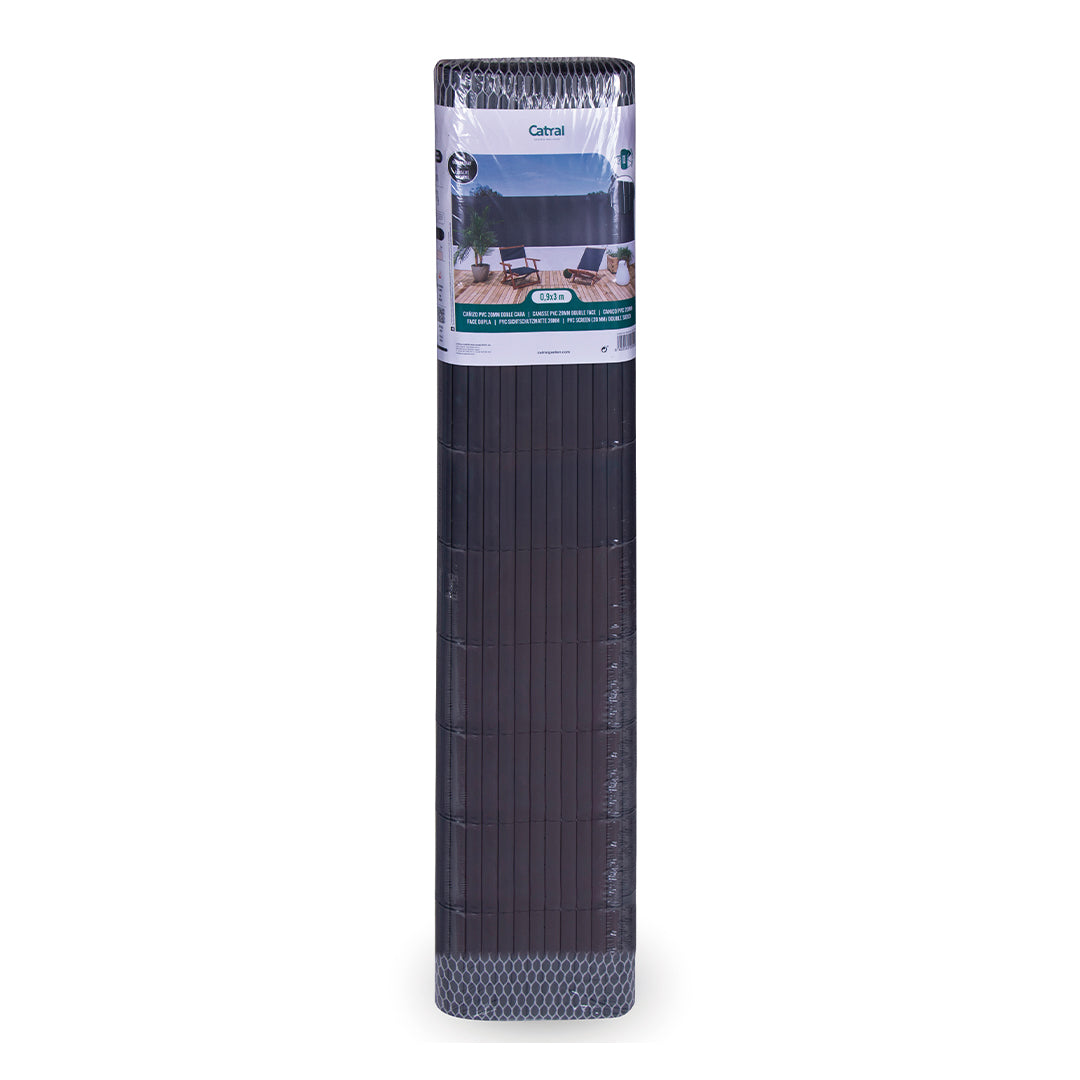 Cañizo Pvc Superior D/c Antracita - Alta Calidad Y Durabilidad 2x3 M / Multicolor_2