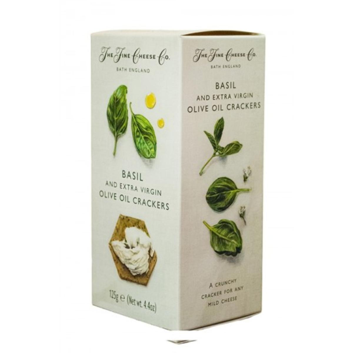 Biscoitos de Azeite Virgem Extra e Manjericão The Fine Cheese 125g