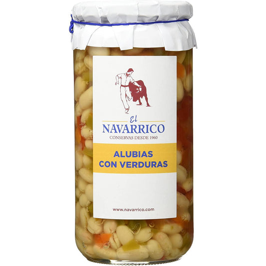 Feijão com legumes El Navarrico frasco 720 ml