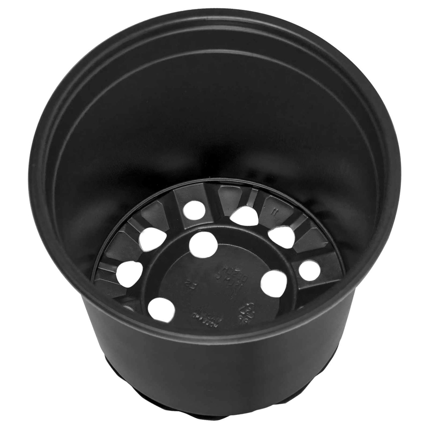 Maceta Redonda Para Flores 50 Uds. Negro Ø 15 X 13 Cm Plástico_5
