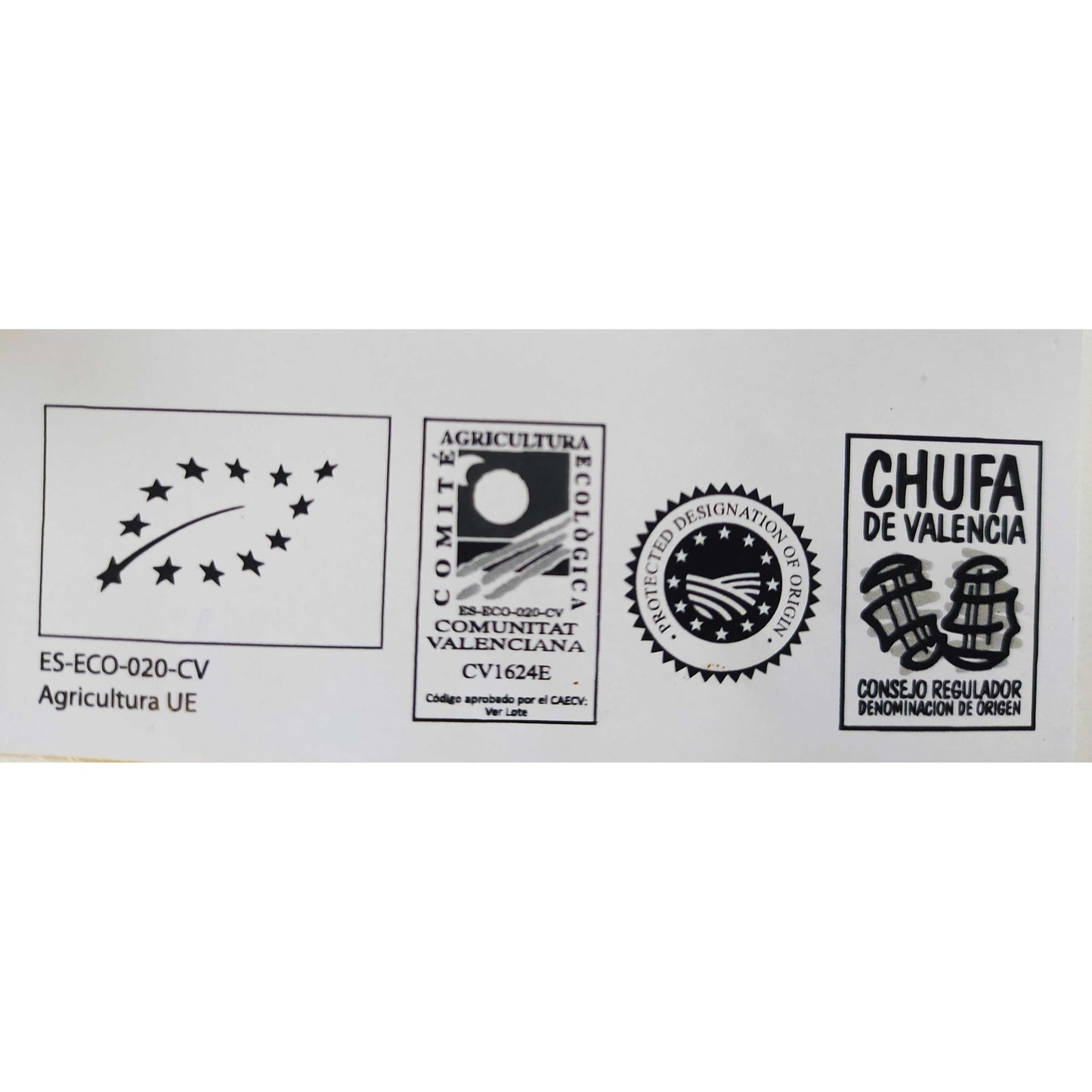 Chufa seca orgânica da DO de Valência