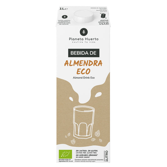 Bebida de Amêndoa Eco Planeta Huerto 1L