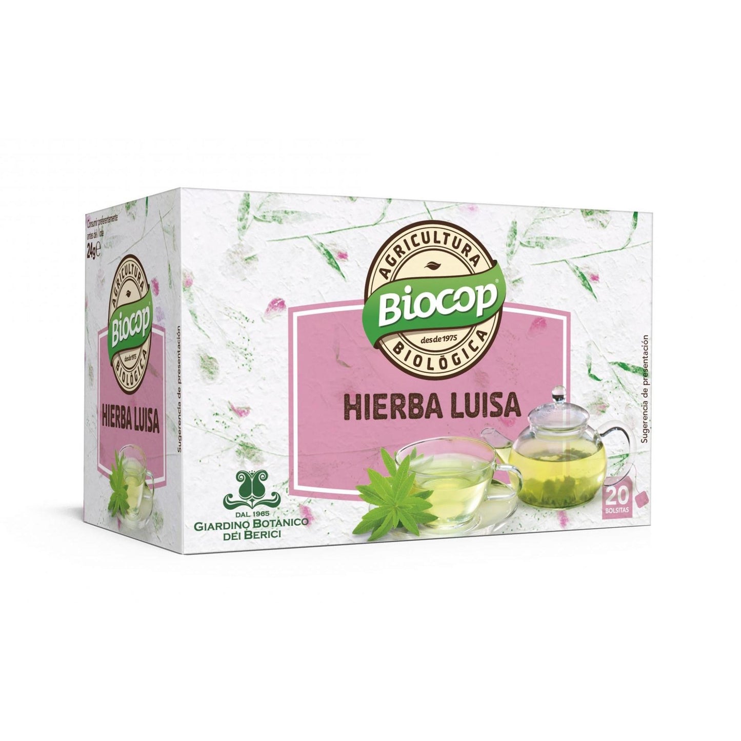 Infusão de verbena-limão Biocop, 20 saquetas