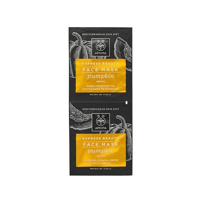 Máscara detox Express Beauty Apivita 2 x 8 ml