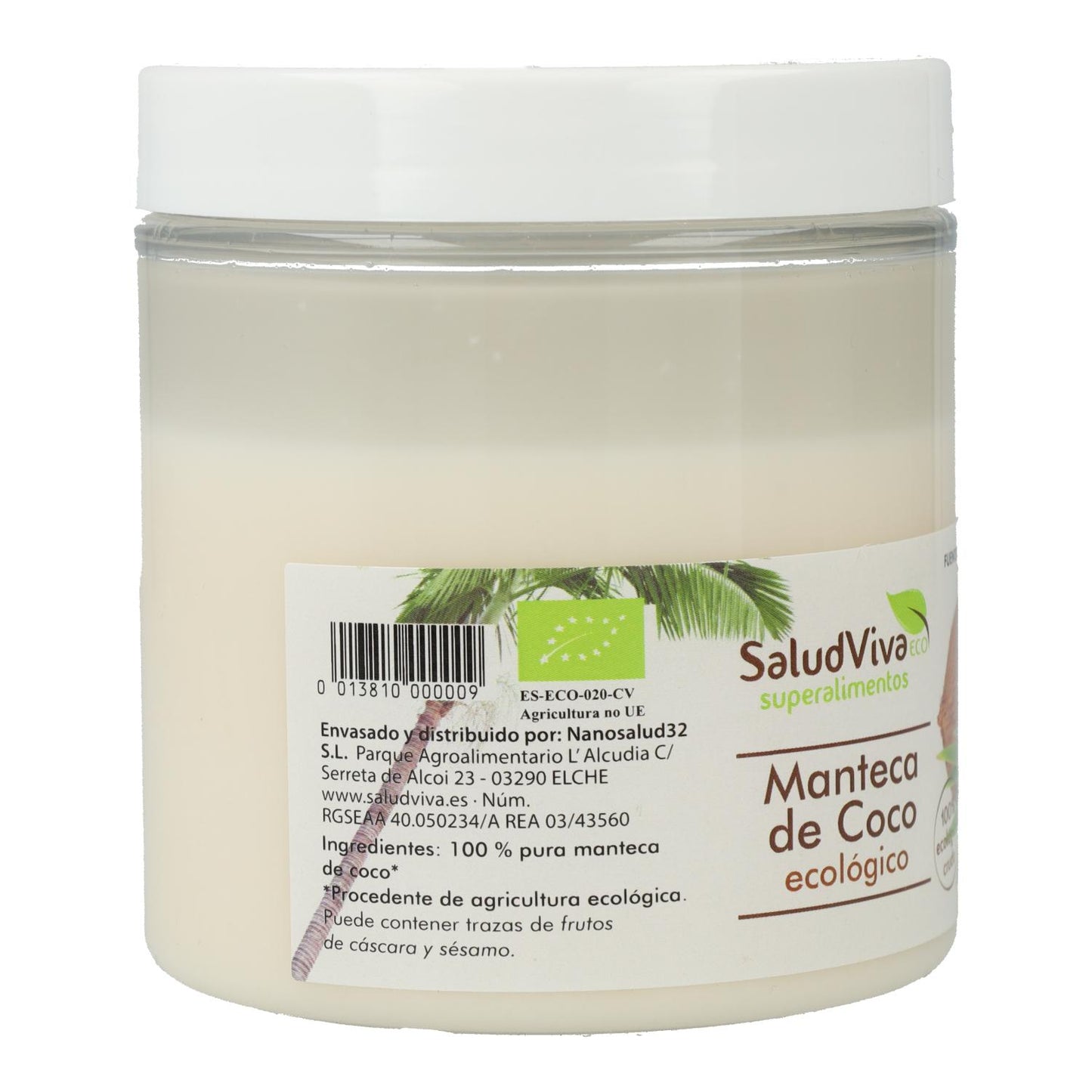 Manteiga de Coco 225g, Salud Viva