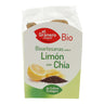 Bolachas artesanais biológicas com sabor a limão e chia El Granero, 220 g