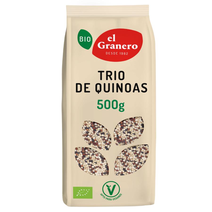 Trio de Quinoas Biológicas El Granero 500 g