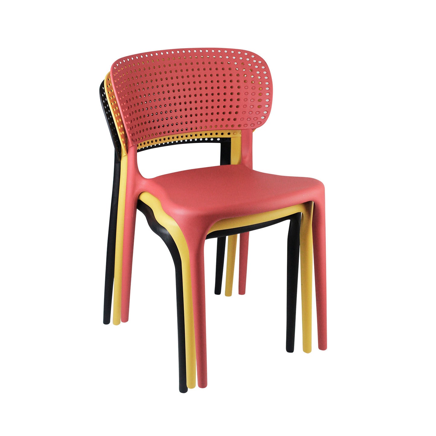 Pack 4 Sillas De Exterior Apilables Marilyn 75x47x49,5cm Thinia Home_5