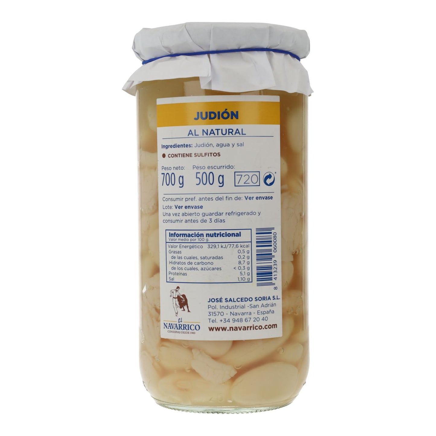 Garrafa Judion El Navarrico 720 ml