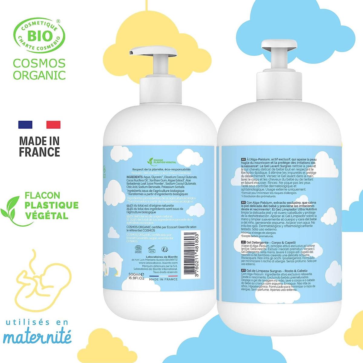 Gel de Limpeza Alga Natis 500ml Biarritz