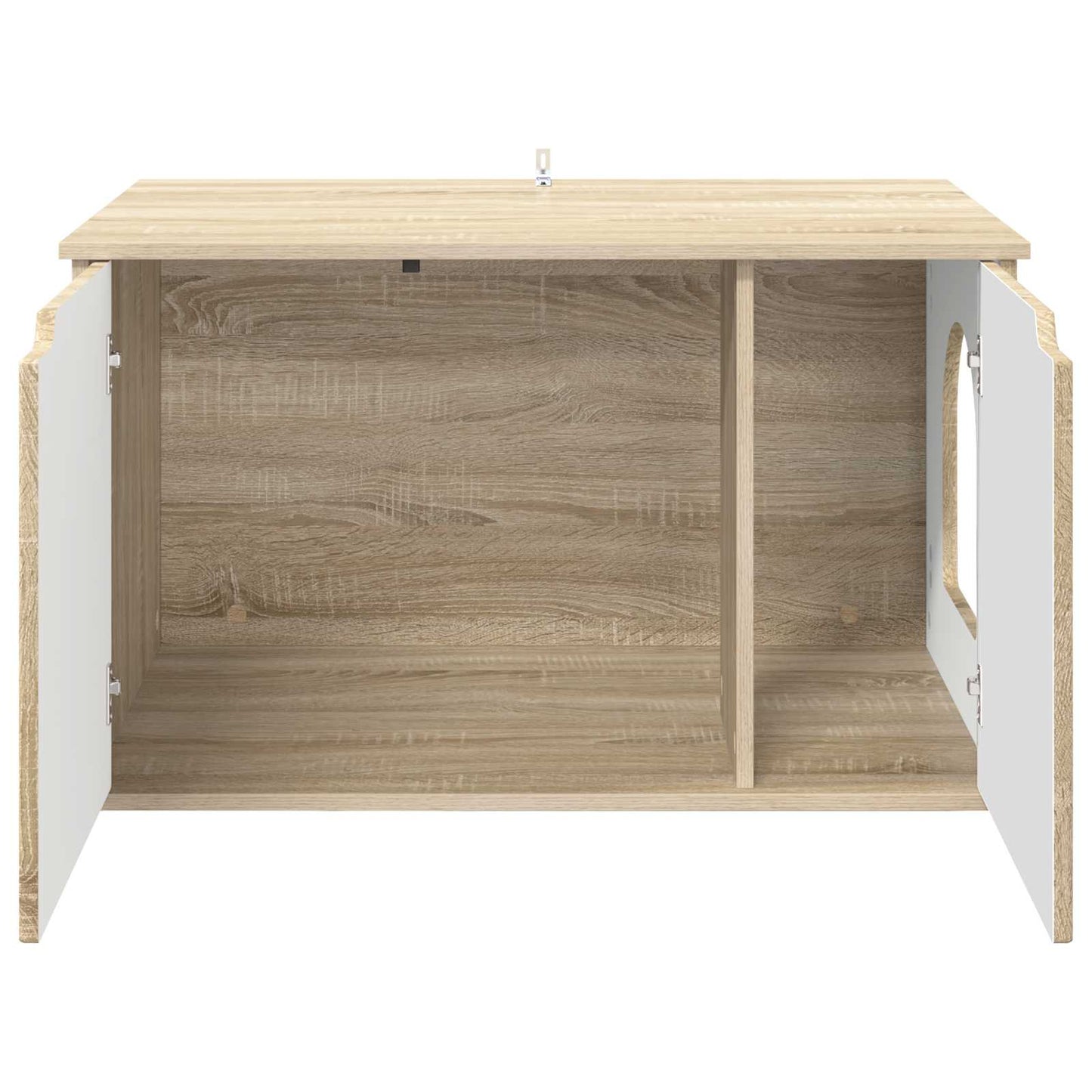 Casa Para Gatos Sonoma 85 X 55 X 50,5 Cm Madera De Ingeniería_5