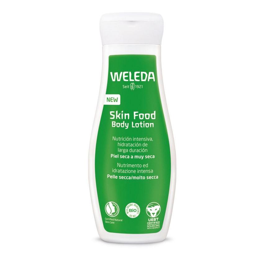 Skin Food Leite Corporal Intensamente Nutritivo com Textura Leve Weleda 200 ml