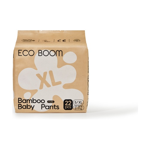 Calças de bambu Pure Ecoboom tamanho XL 22 unidades