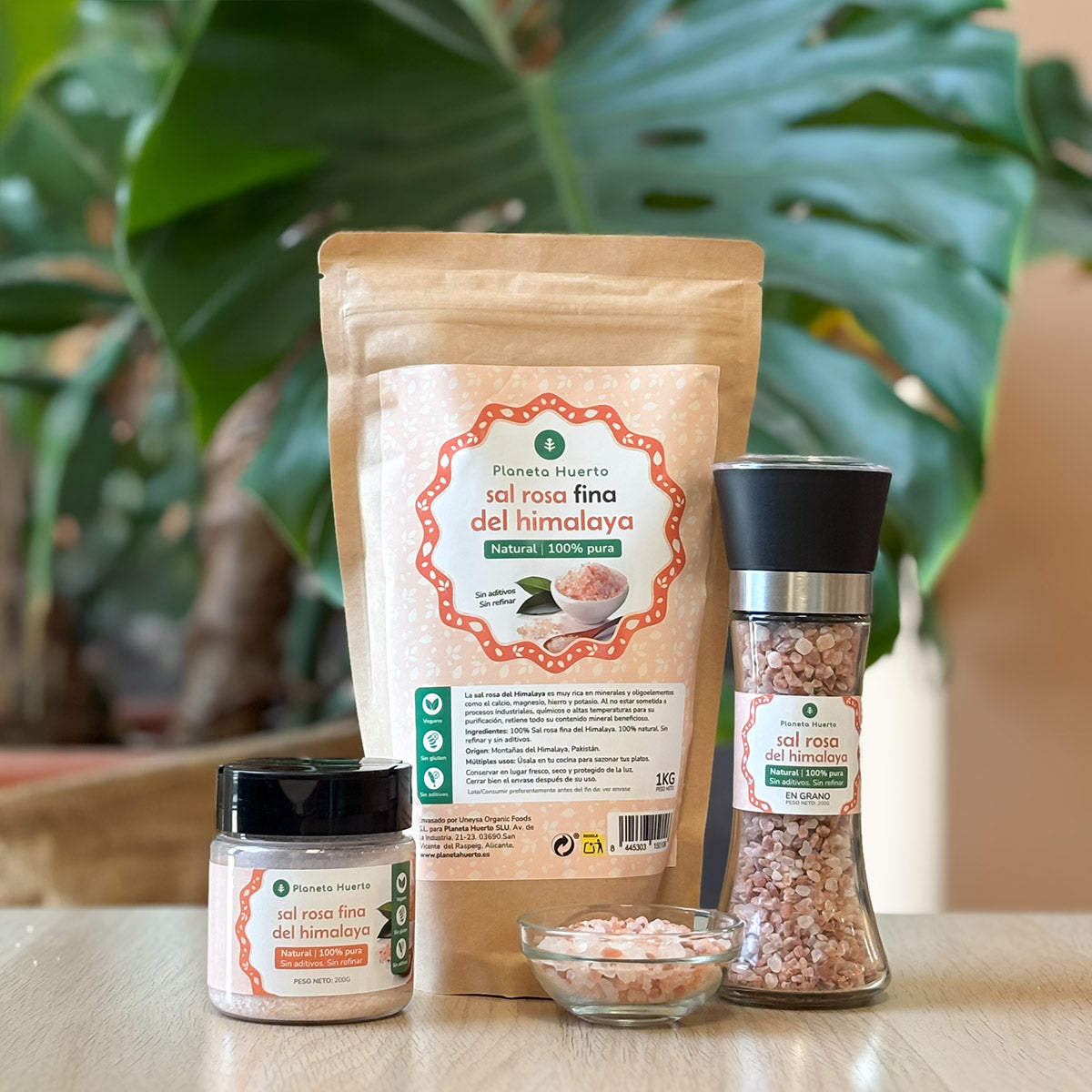 Planeta Huerto Sal Fino Rosa dos Himalaias 100g