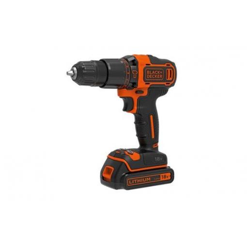 Berbequim de impacto 18V + mandril de 10mm BLACK+DECKER