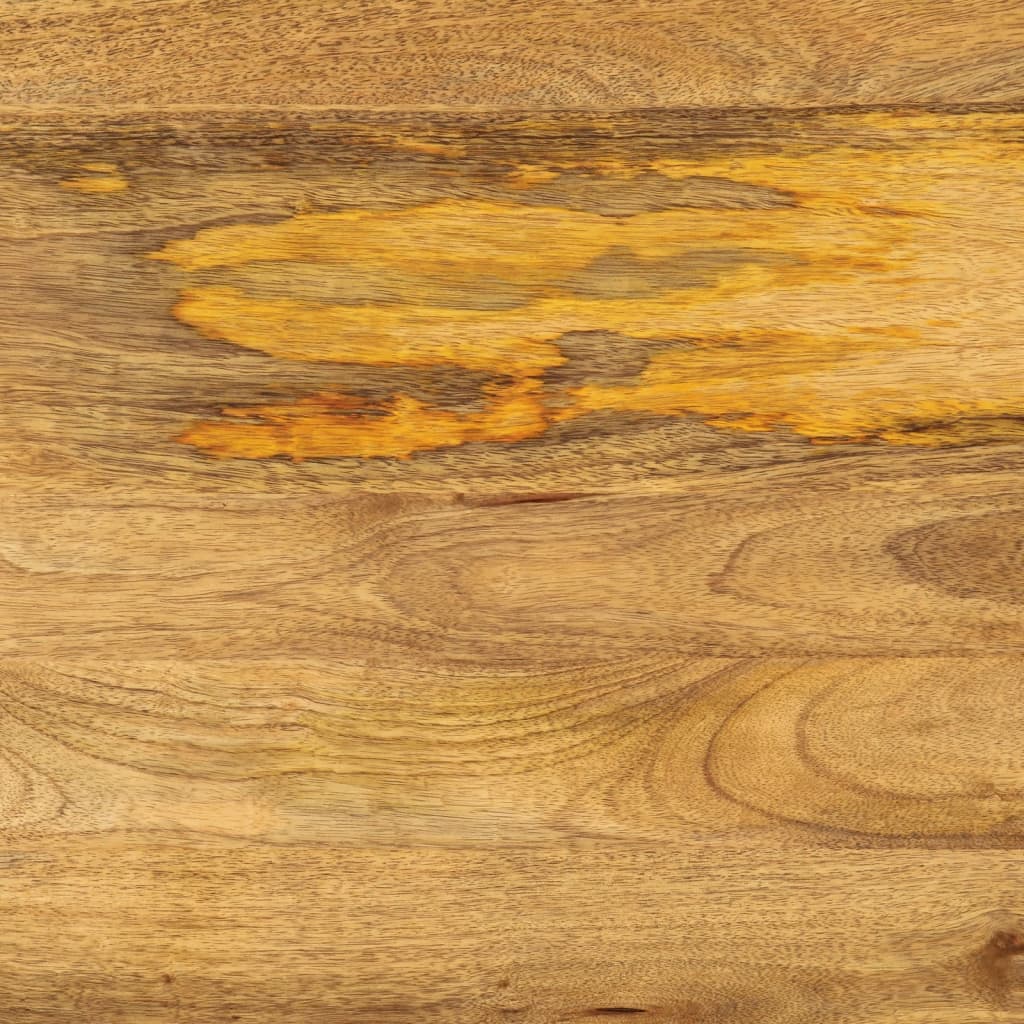 Mesa De Comedor Madera Maciza De Mango Y Hierro 112x52x76 Cm_4