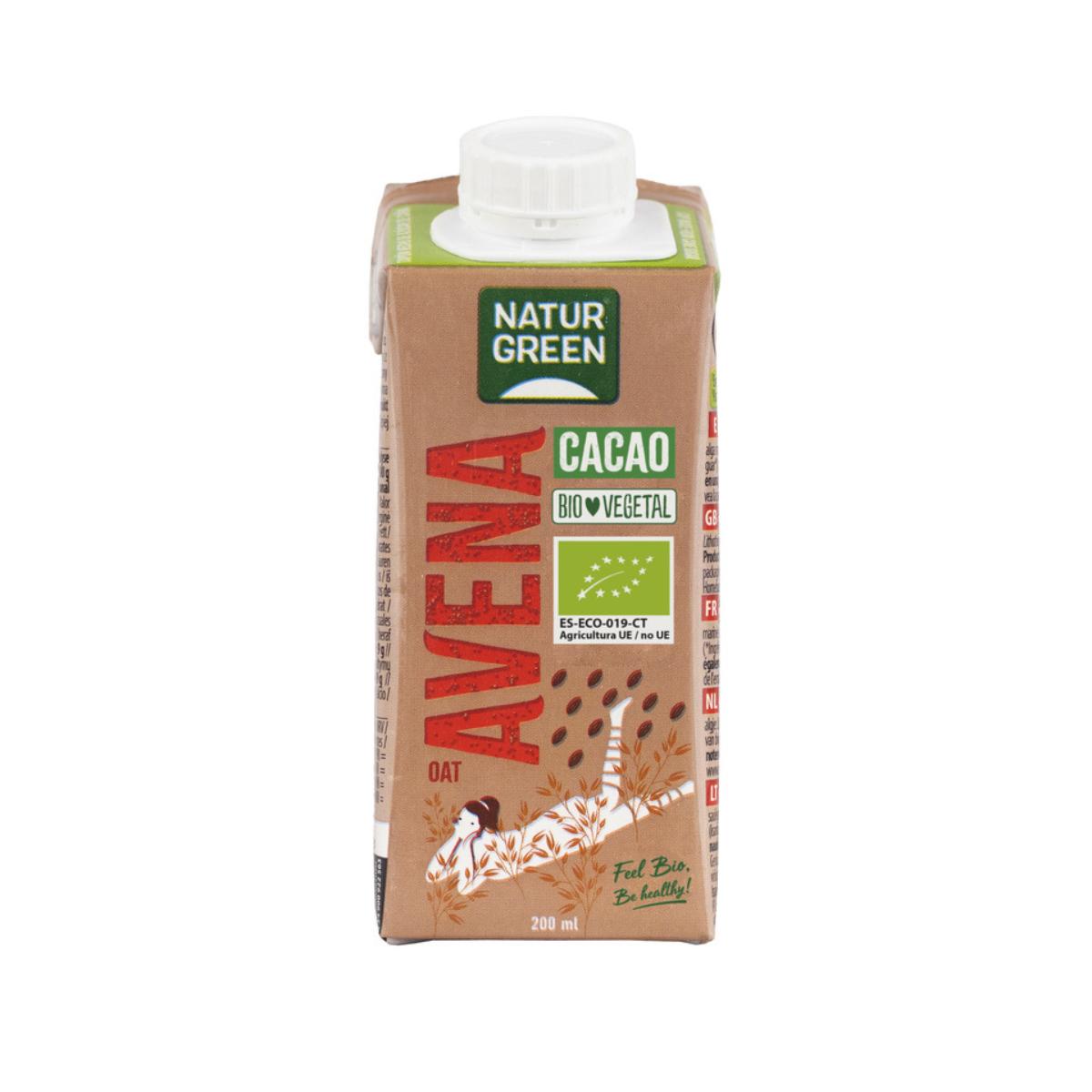 Bebida de Aveia e Cacau NaturGreen 200 ml