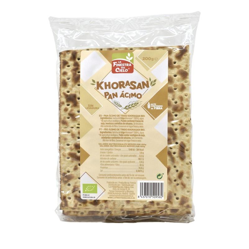 Pão ázimo de trigo khorasan KAMUT® BIO La Finestra Sul Cielo 200 g