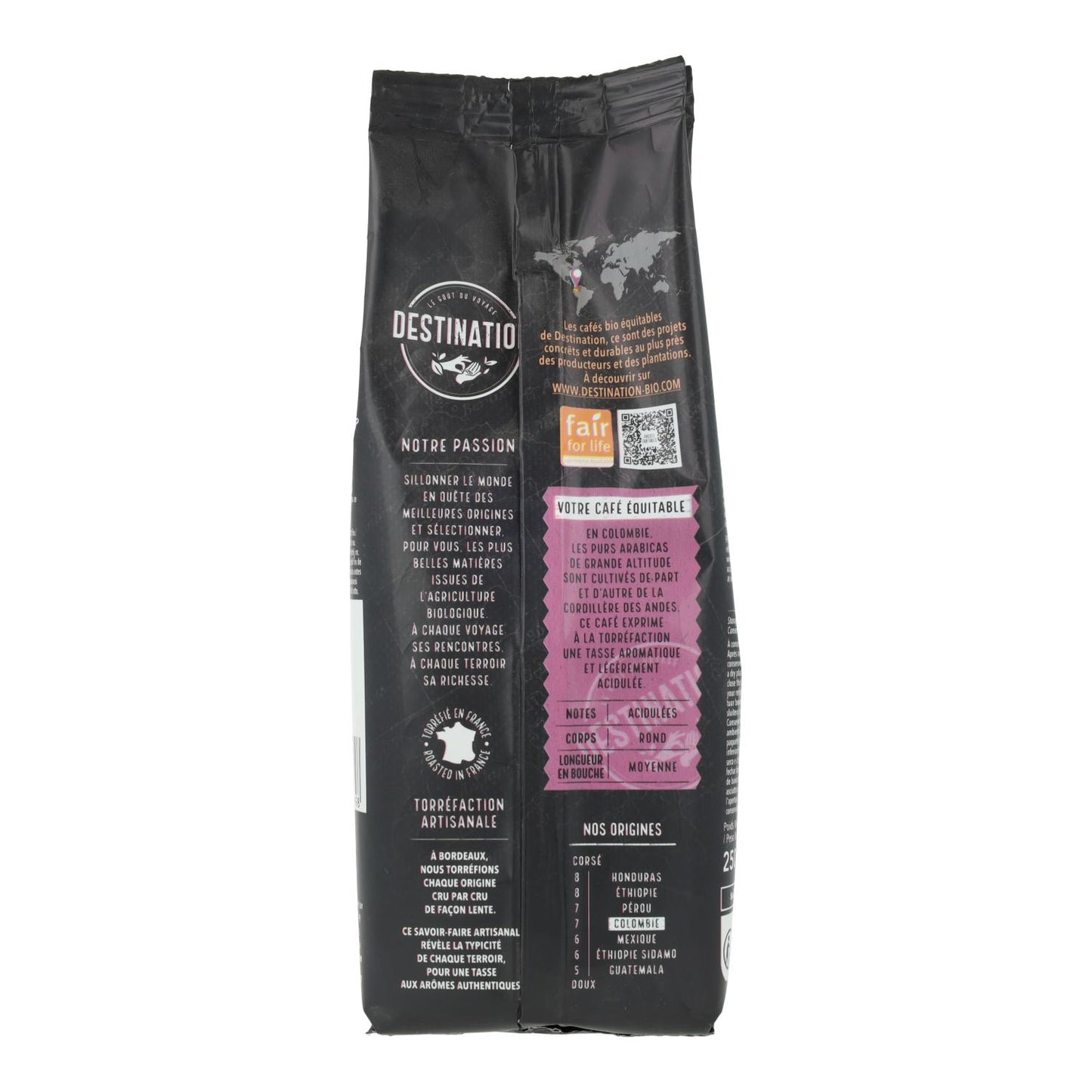 Café moído Colombia Kachalus BIO Destino 250 g