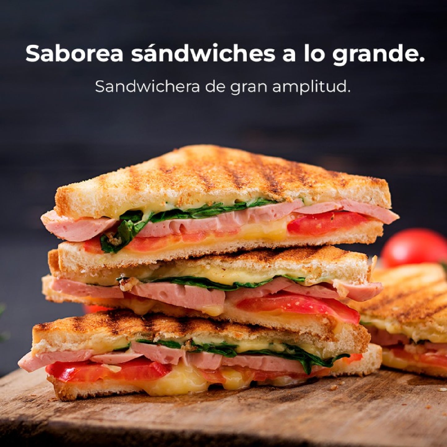Cecotec Sandwichera Rock'ntoast Deep Classic, 1000 W, Mayor Amplitud, Placa Triangulares, Tostado Uniforme, Revestimiento Rockstone, Capacidad 2 Sán_4