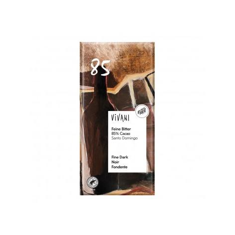 Chocolate Negro 85% Santo Domingo BIO Vivani 80 g