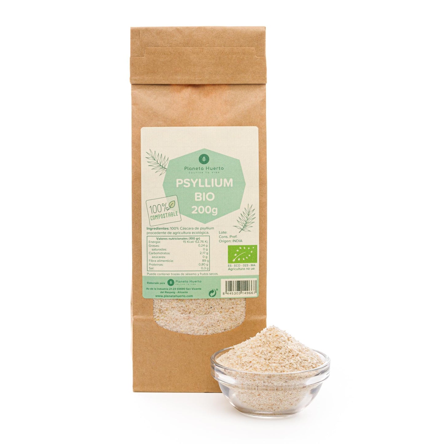 Planeta Huerto ECO Casca de Psílio 200 gr