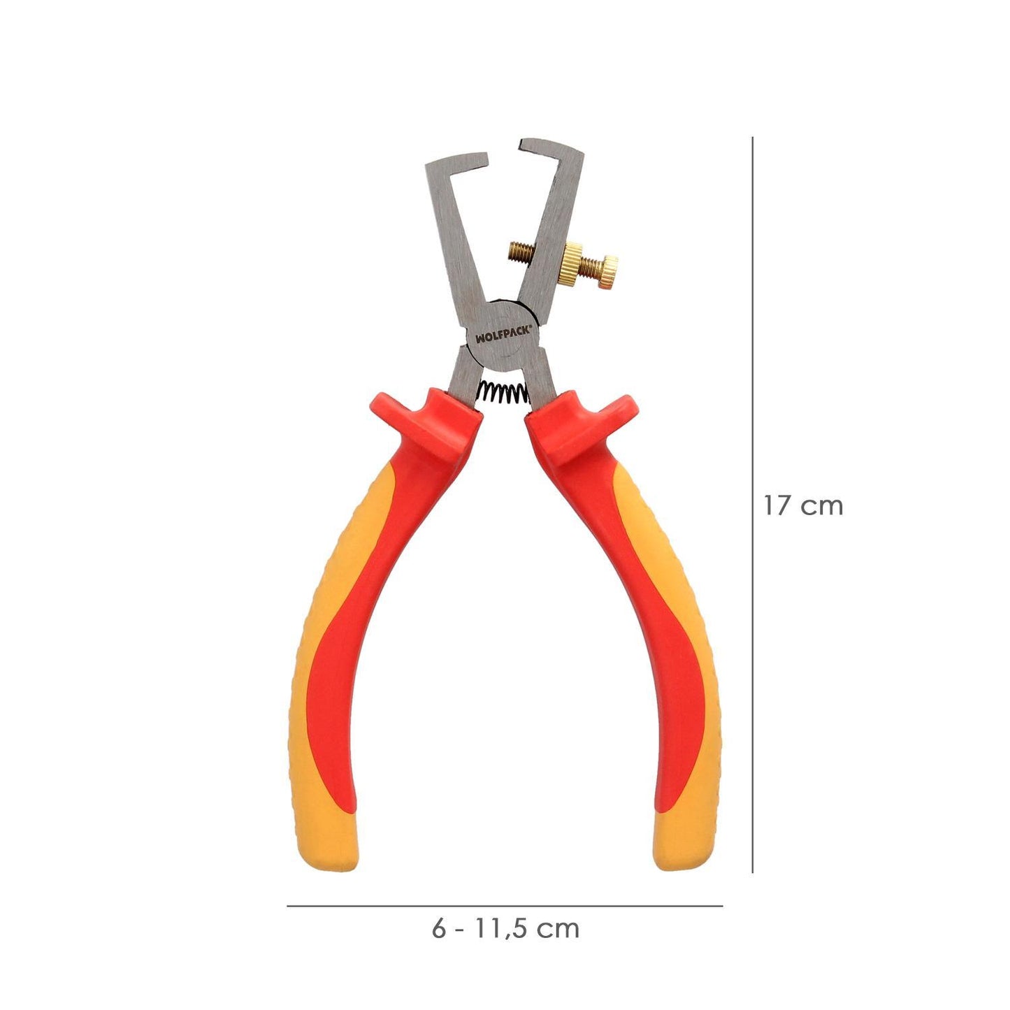 Alicates Pelacables 150 Mm. Mangos Aislados Acero Cromo Vanadio Pelacables, Corta Cables, Pelador Cables