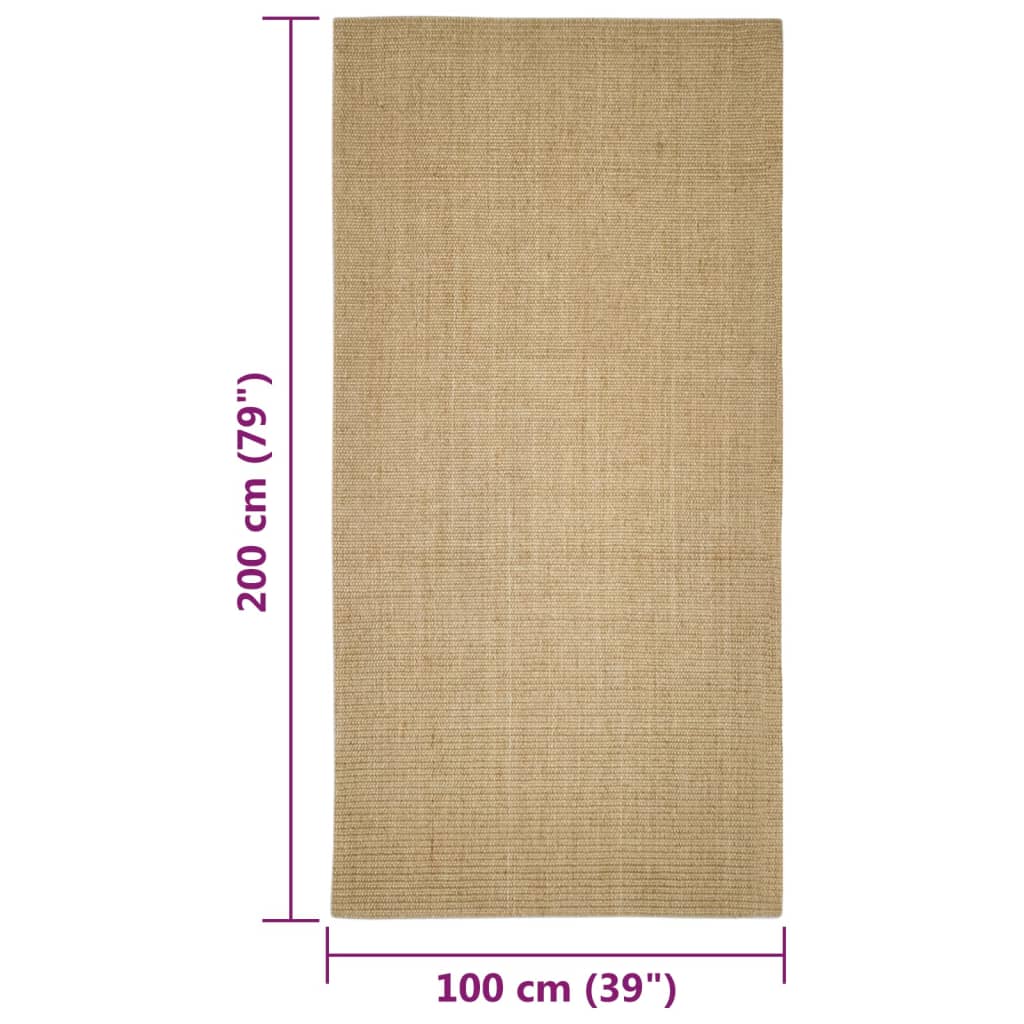 Alfombra De Sisal Para Rascador 100x200 Cm_5