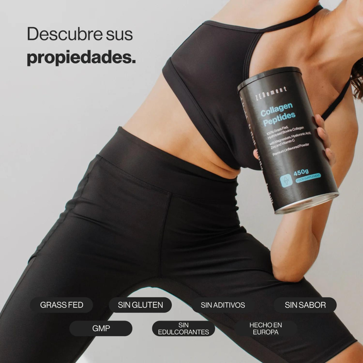 Peptídeos de Colagénio Bovino Hidrolisado Zenement 450 g