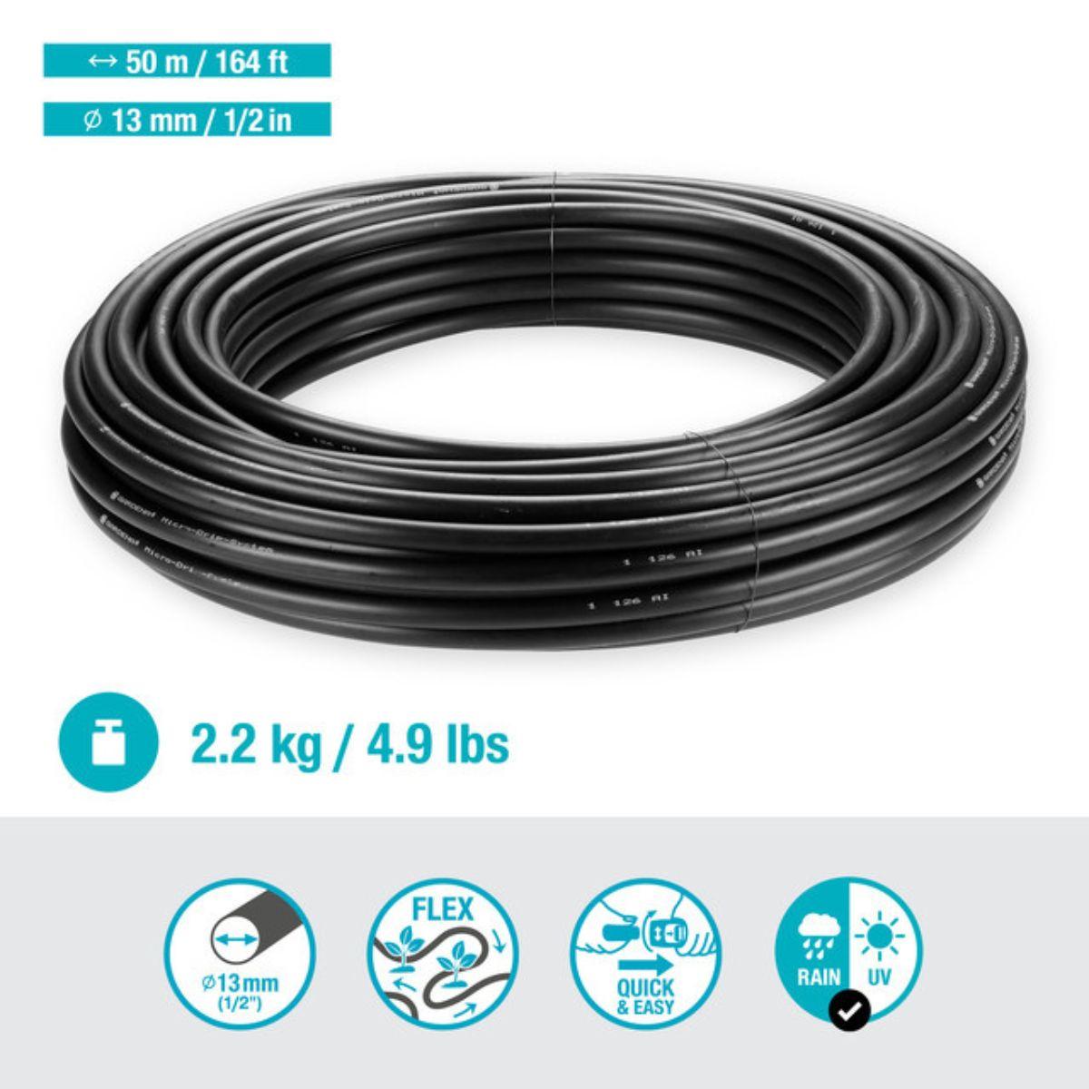 Tubo de ligação flexível Gardena Microdripsystem 50 m 13 mm (1/2")
