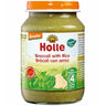 Pote ECO de brócolos com arroz Holle 190 g