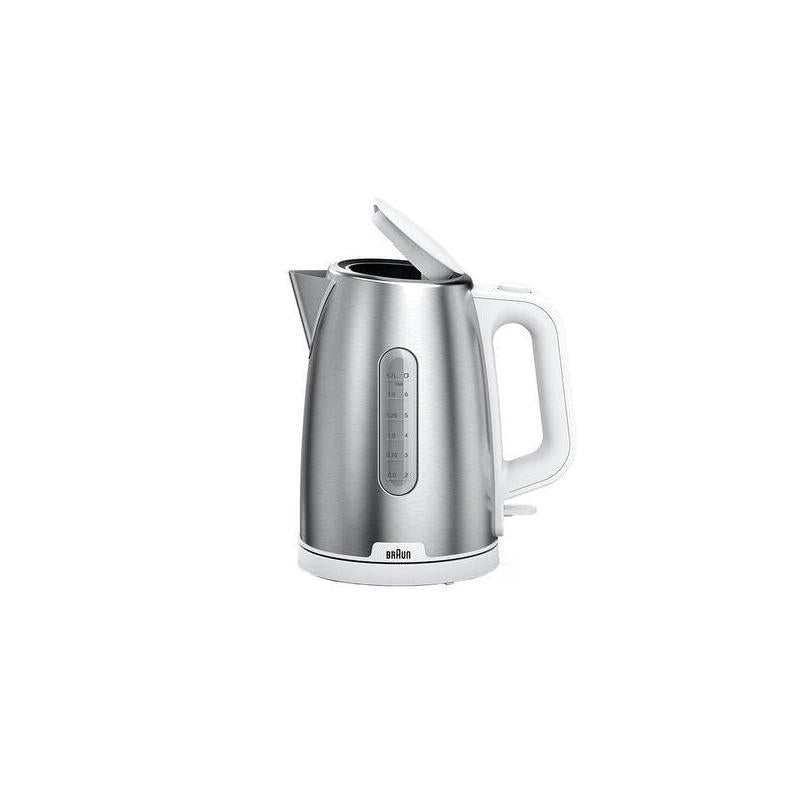 Tetera Eléctrica Braun Wk 1500 1,7 L 2200 W Acero Inoxidable, Blanco_2