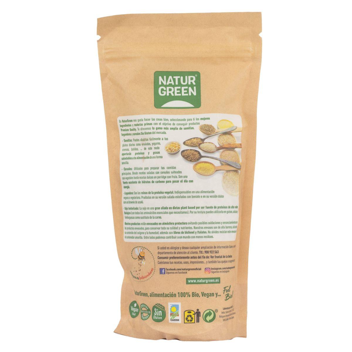 Açúcar de Cana Biológico (luz dourada) Naturgreen 500 g
