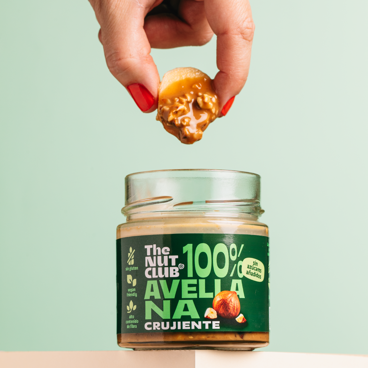 Pack Origen crema de avellana y almendra en dos texturas The Nut Club 720g_5