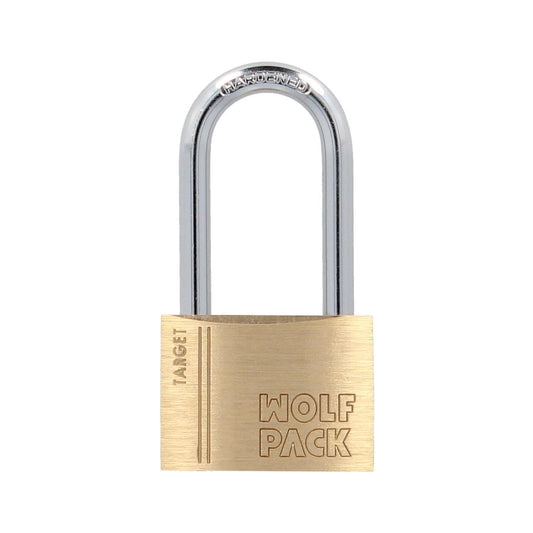 Candado Laton Arco Largo 50 Mm. Arco Endurecido. Candado Maletas, Candado Taquillas, Candado Puertas