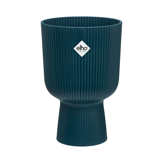 Vaso dobrável Vibes cupê azul profundo Elho 30 cm