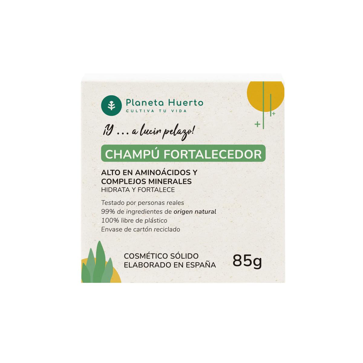 Champô Sólido Fortalecedor Planeta Huerto com Aminoácidos 85 g
