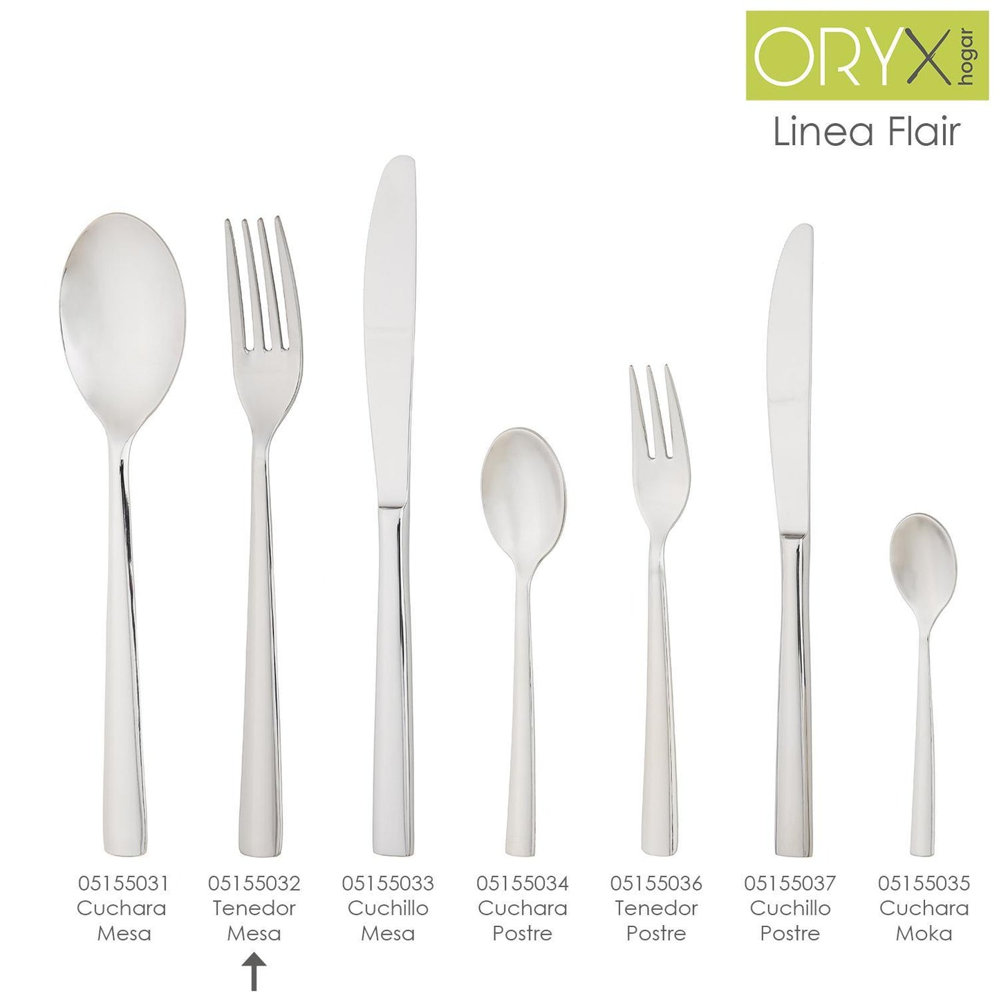 Tenedor Mesa Flair 200 Mm.caja 12 Unidades