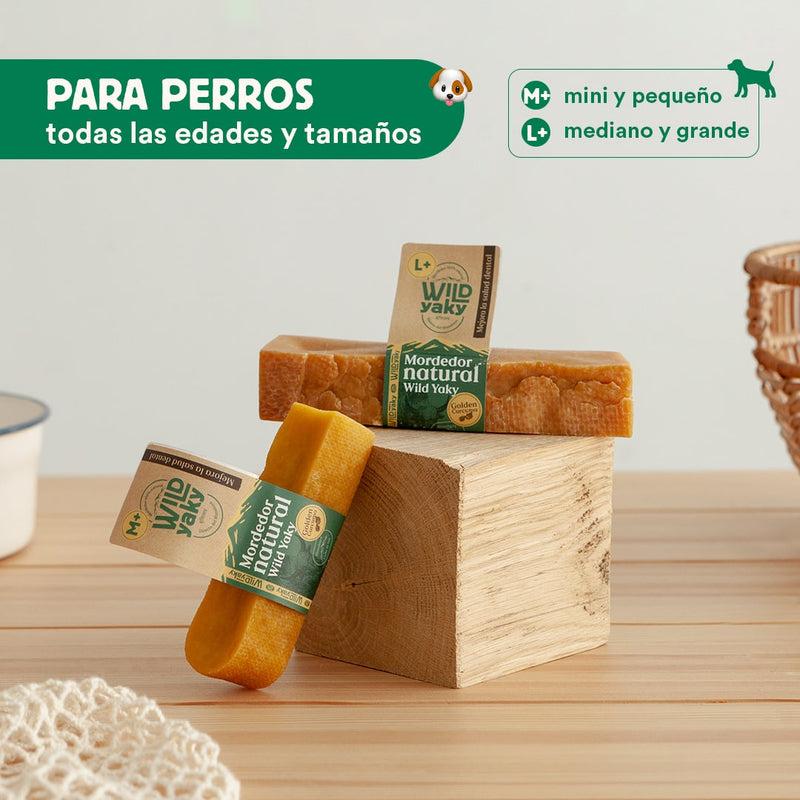 Barra de leite de iaque do Himalaia Wild Yaky Golden Teether com curcuma Wild Balance 1 unid.
