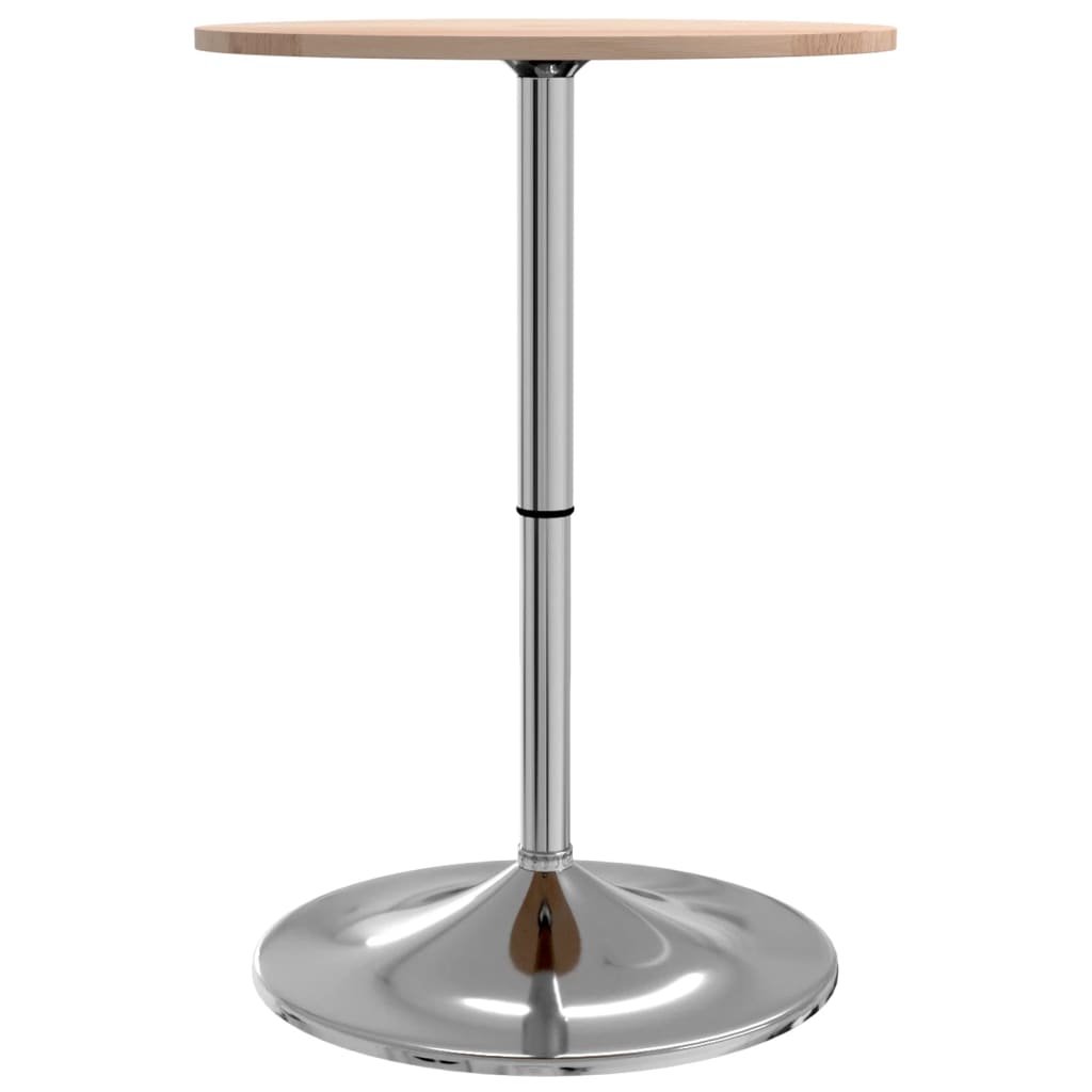 Mesa Alta De Madera Maciza Roble Ø50x89,5 Cm_4