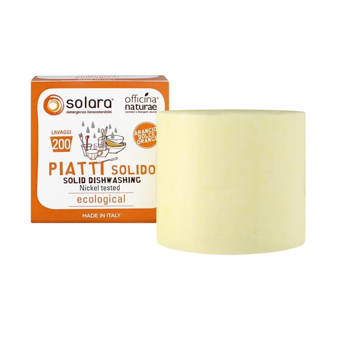 Detergente Sólido Laranja 80 gr Officina Naturae