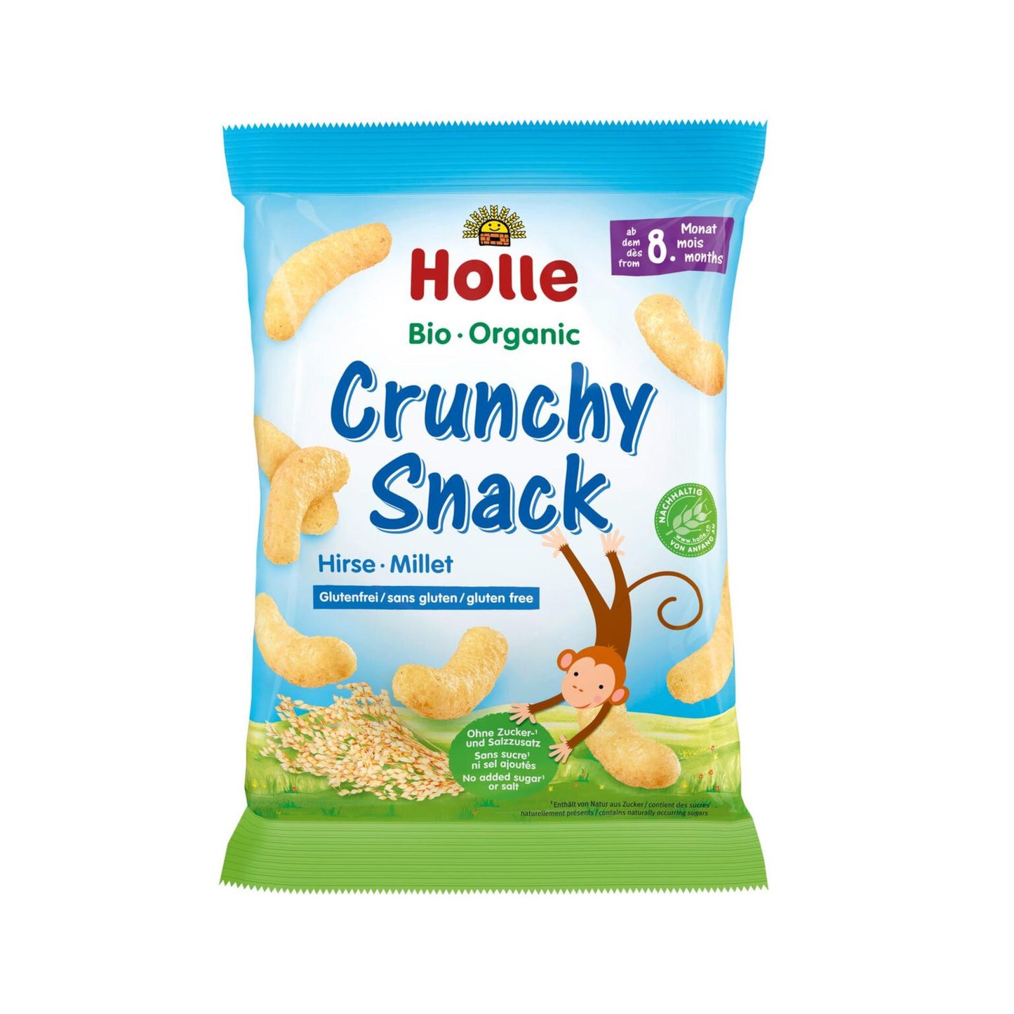 Snacks Crocantes de Milho (a partir dos 8 meses) Eco Holle 25g