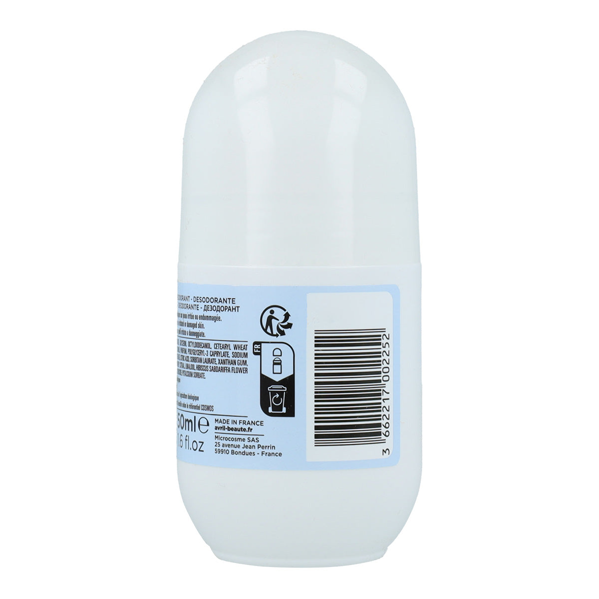 PROMOÇÃO Pack de 2 Desodorizantes Roll-On Orgânicos Avril para Mulher 50 ml