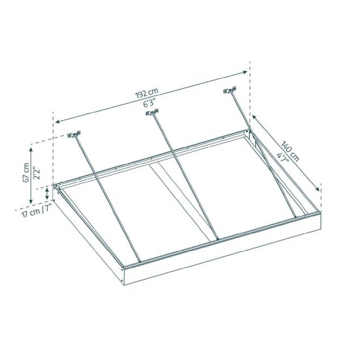 Marquise Sophia XL 140x192 cm opala Canopia