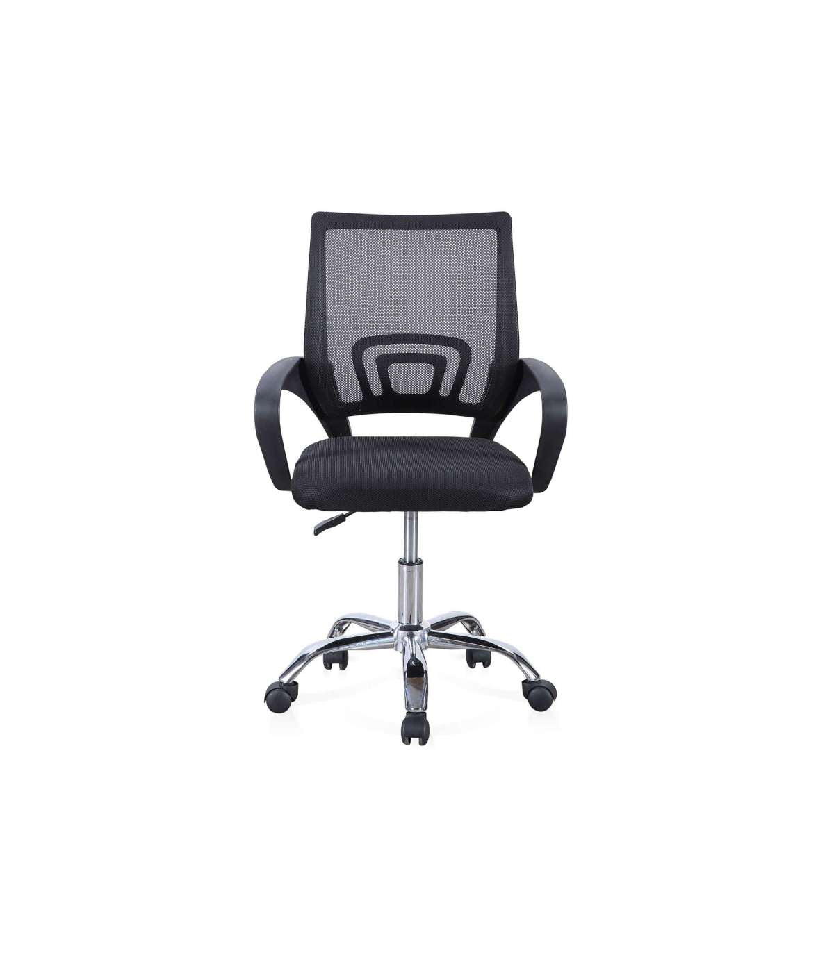 Silla De Escritorio Giratoria Vita Acabado Negro, 90/102 Cm(alto)60 Cm(ancho)60 Cm(largo)_5
