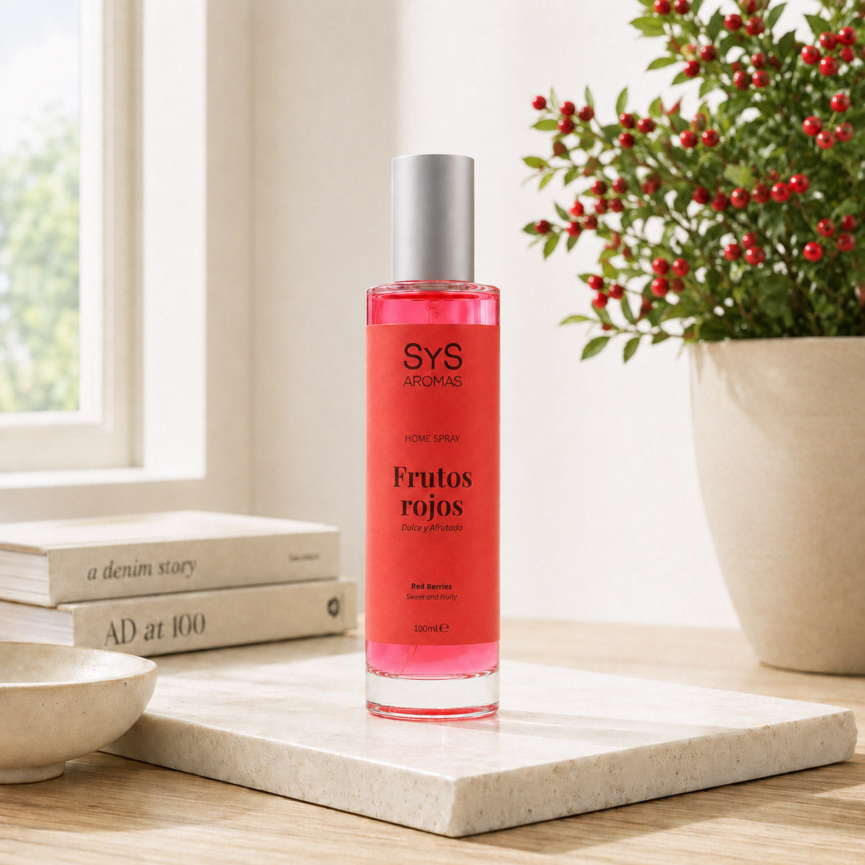 Ambientador Pulverizador Frutos Rojos Origins SYS Aromas 100 ml | Aroma Dulce y Afrutado | Energizante_2
